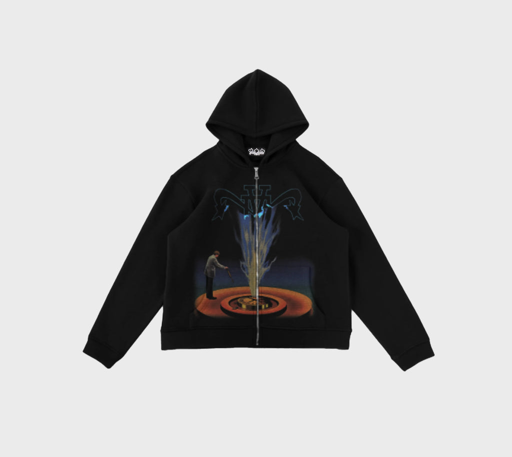 PLAY AGAIN Into the Void Zip Up