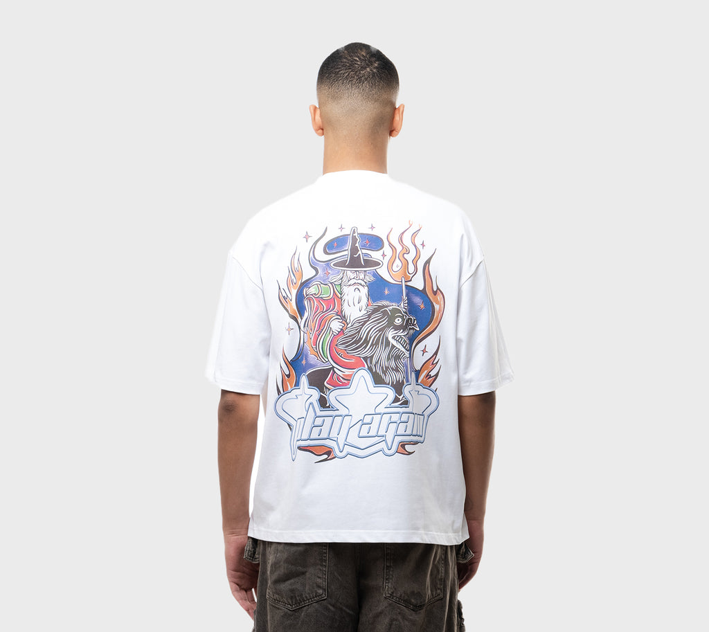 PLAY AGAIN Wizard Tee